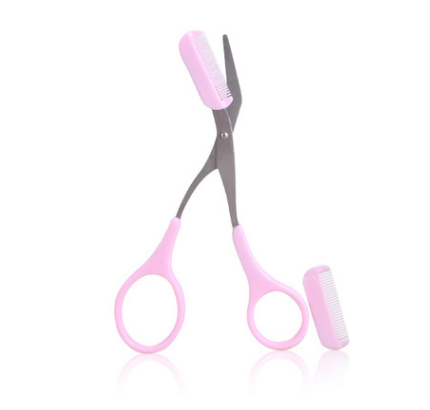 Eyebrow Scissors with Comb Tool