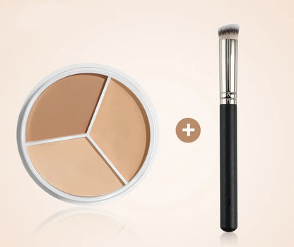 Waterproof Three-Color Concealer